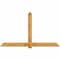 Ekena Millwork Eugene Rough Sawn Timber Gable Bracket, Western Red Cedar, 96"W x 56"H x 6"D x 6"F, 14/12 Pitch GBW096X56X0606EUG00RWR - alternate 1